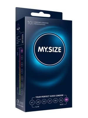 Prezerwatywy klasyczne na wymiar MYSIZE 69mm 10szt