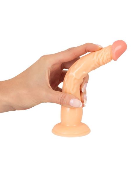 Penis z przyssawką realistyczne dildo członek 18cm 127291 redarena pl