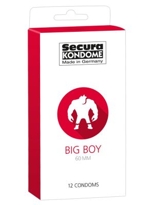 Prezerwatywy duży rozmiar xxl sex Secura Big 12szt