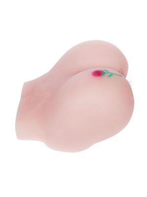 Masturbator wibrujący 2 dziurki anal wagina włosy - image 2