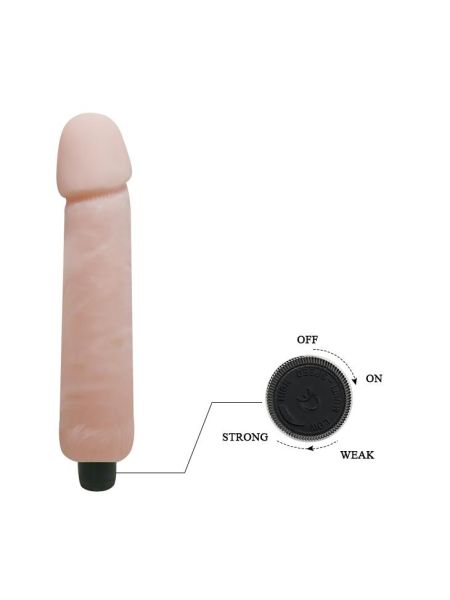 Duży gruby wibrator realistyczny sex penis 26cm - 4