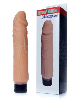 Realistyczny penis wibrator z cyberskóry 22cm cielisty