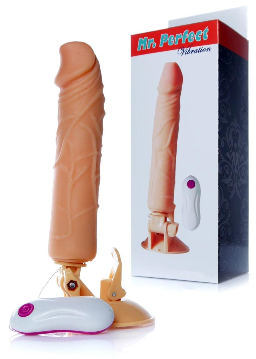 Dildo z przyssawką pilotem penis realistyczny 24cm 163884 redarena pl