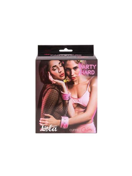 Kajdanki na ręce damskie bondage BDSM erotyka sex różowe - 5