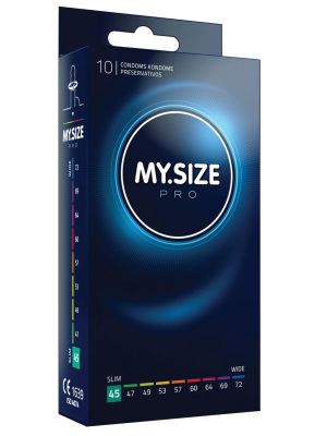 Profesjonalne prezerwatywy MYSIZE PRO 45mm 10szt