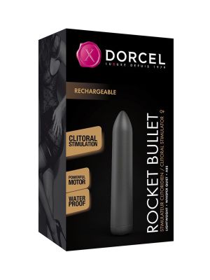 Mini wibrator DORCEL Rocket Bullet 9cm 16trybów czarny