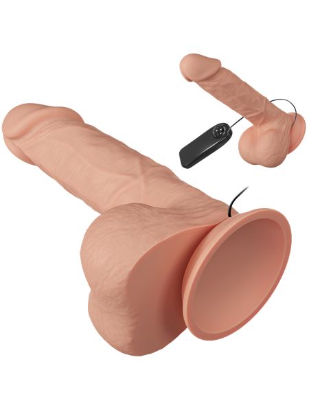 Dildo wibrujący penis z przyssawką 21,8cm - 8
