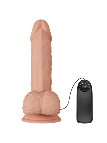 Dildo realistyczny penis wibracje przyssawka 20cm - 3