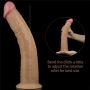 Silikonowe realistyczne  żylaste sex dildo z przyssawką 26 cm - 20