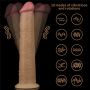 Silikonowe realistyczne  żylaste sex dildo z przyssawką 26 cm - 22