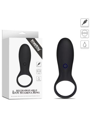 Wodoodporny silikonowy pierścień wibrujący penis
