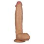 Duże dildo śniady żylasty penis z przyssawką 30 cm - 3