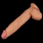 Duże dildo śniady żylasty penis z przyssawką 30 cm - 6
