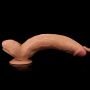 Duże dildo śniady żylasty penis z przyssawką 30 cm - 8