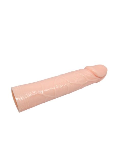 Nakładka na penisa miękka naturalna sex przedłużka - 4