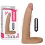 Żylasty strap-on gumowy sex analny orgazm  18 cm - 2