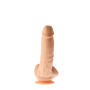 Penis grube żylaste cieliste dildo z mocną przyssawką 23 cm - 21