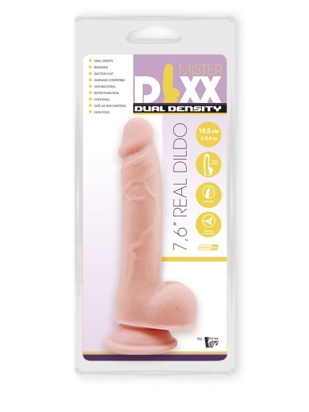 Dildo duży realistyczny żylasty penis z żyłami - 7