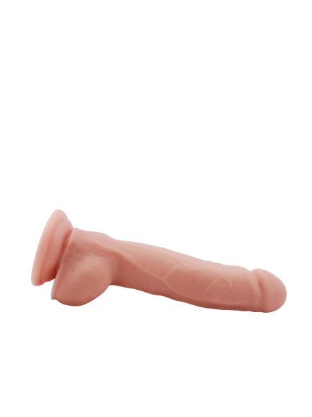 Penis z mocną przyssawką dildo duże żylaste 23 cm - 15
