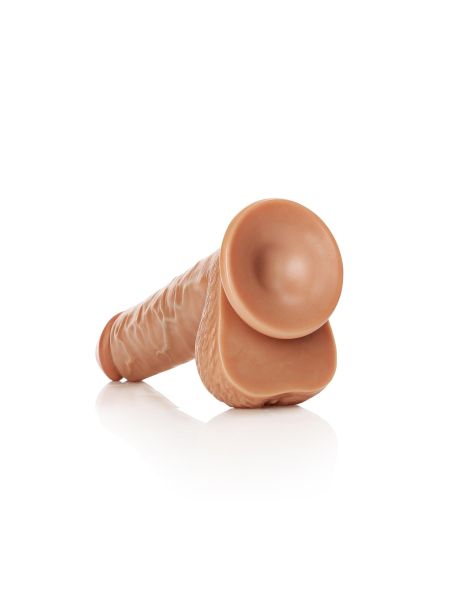 Silikonowy duży żylasty penis dildo przyssawka 25 cm - 6