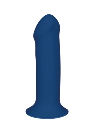 Silikonowe gładkie dildo z mocną przyssawką 18 cm