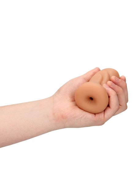 Realistyczny masturbator z cybrskóry ciasna dziurka analna anus 11 cm - 6