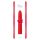 Klasyczny wibrator mocna stymulacja pochwy 20cm czerwony