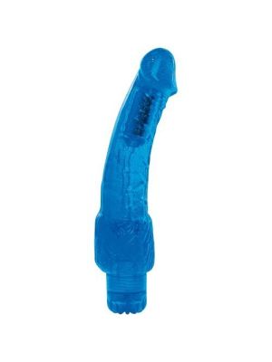 Wibrator realistyczny penis błyszczący brokatowy
