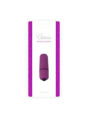 Mini wibrator mały sex masażer łechtaczki 5 cm fioletowy