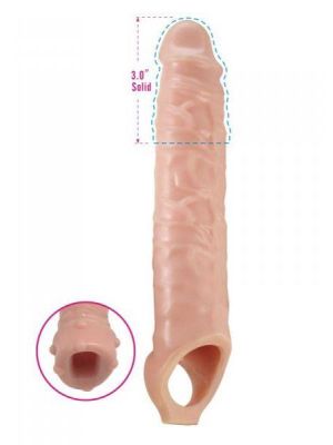 Nakładka wydłużająca na penisa naturalna 28 cm