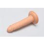 Gruby duży żylasty penis dildo z przyssawka 19 cm - 5