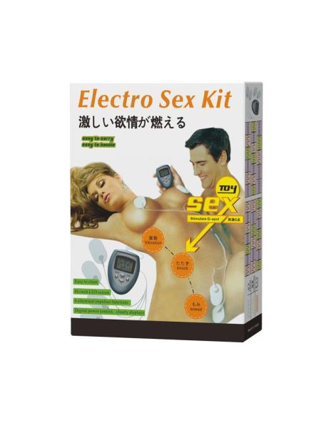 Zestaw elektrostymulacja 4 elektrody pady sex BDSM - 6