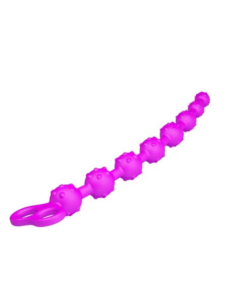 Kulki analne łańcuszek sznur do pupy orgazmowe 28cm - 3