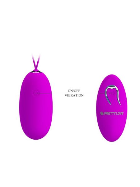 Jajeczko bezprzewodowe wibrujące waginalne pilot - 4