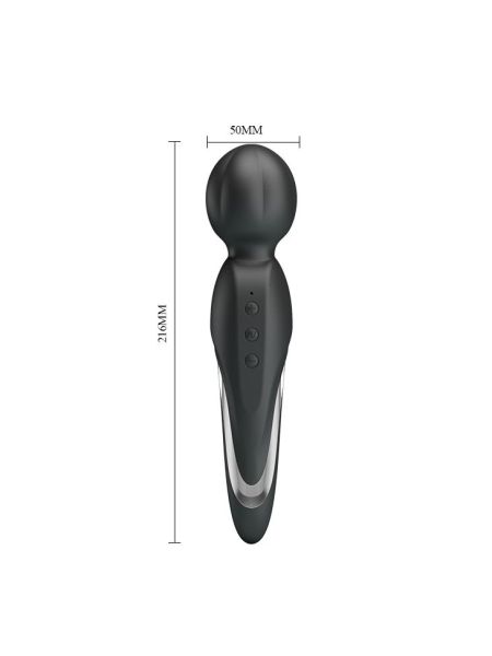 Stymulator łechtaczki duży mocny masażer 21cm USB - 4