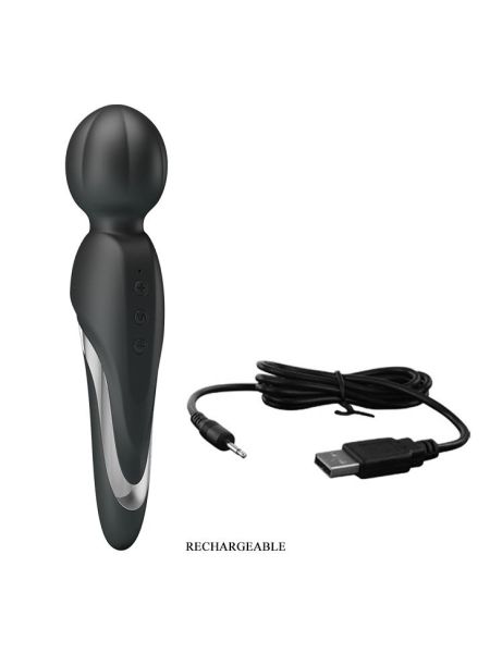 Stymulator łechtaczki duży mocny masażer 21cm USB - 6