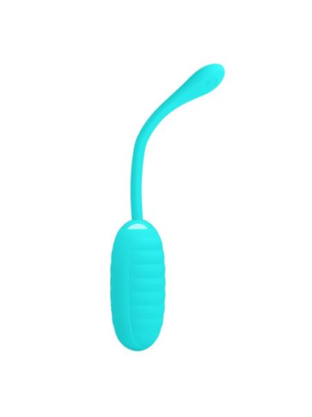 Jajeczko wibrujące waginalne kegla 12trybów USB niebieskie - 3