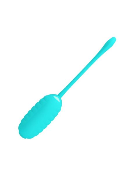 Jajeczko wibrujące waginalne kegla 12trybów USB niebieskie - 4
