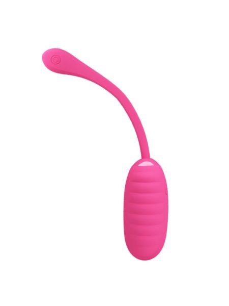 Jajeczko wibrujące waginalne kegla 12trybów USB różowe - 3