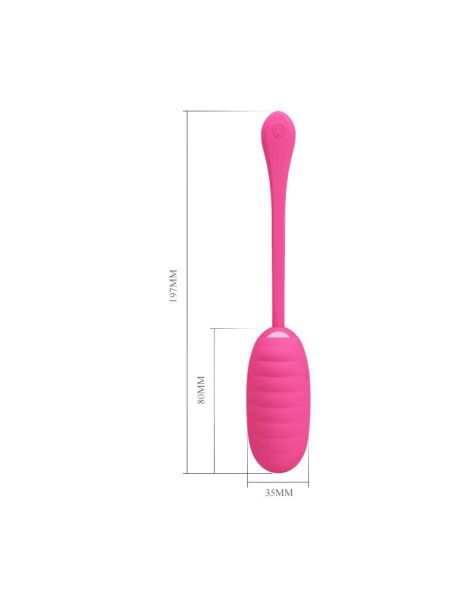 Jajeczko wibrujące waginalne kegla 12trybów USB różowe - 5