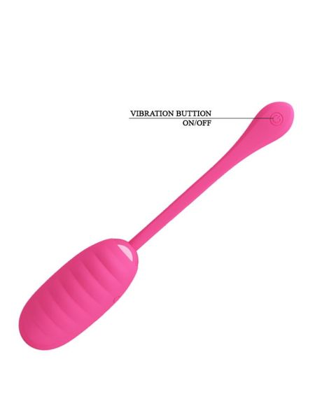 Jajeczko wibrujące waginalne kegla 12trybów USB różowe - 6
