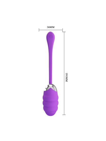 Wibrujące jajeczko kulka gejszy kegla orgazmowa fioletowa - 4
