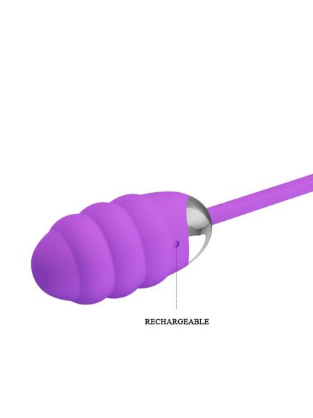 Wibrujące jajeczko kulka gejszy kegla orgazmowa fioletowa - 6