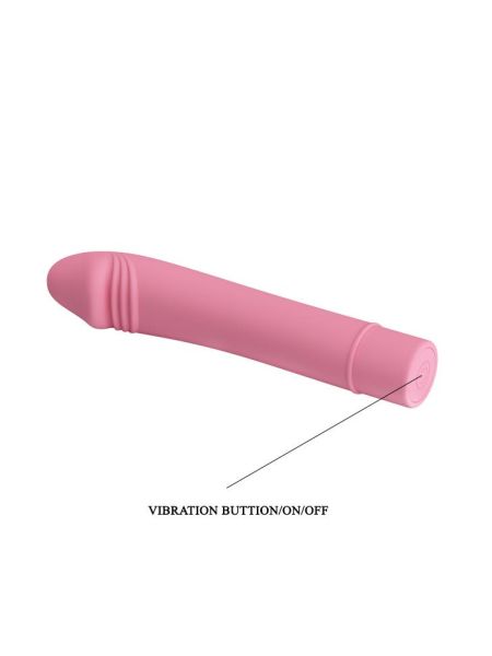 Klasyczny realistyczny sex wibrator 10trybów 15cm różowy - 5