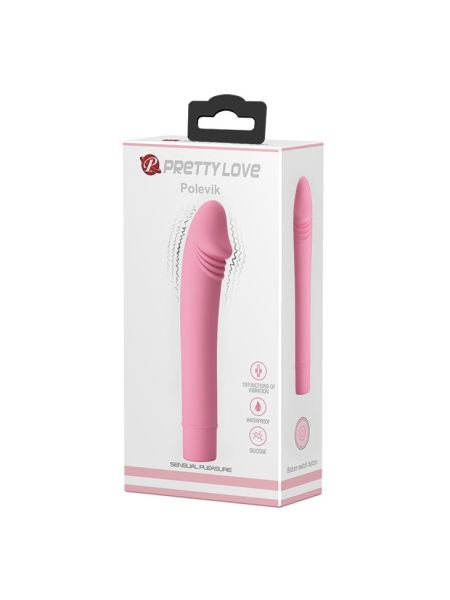 Klasyczny realistyczny sex wibrator 10trybów 15cm różowy - 7