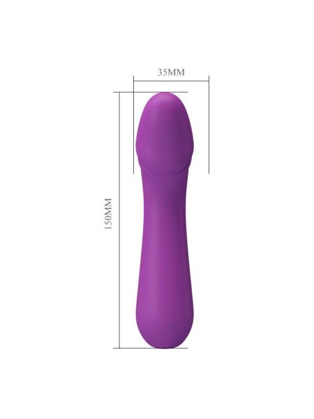 Wibrator do punktu G sex masażer realistyczny 15cm 12trybów - 4