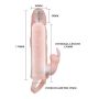 Nakładka wibrująca na penisa wydłuża 5cm stymuluje - 4