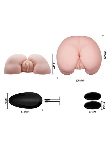 Masturbator prawdziwy realny wagina anal wibrujący - 9