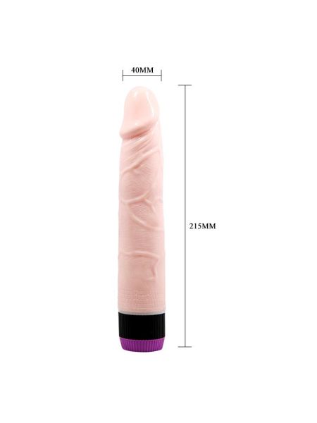 Gruby realistyczny wibrator prawdziwy penis 21cm - 3