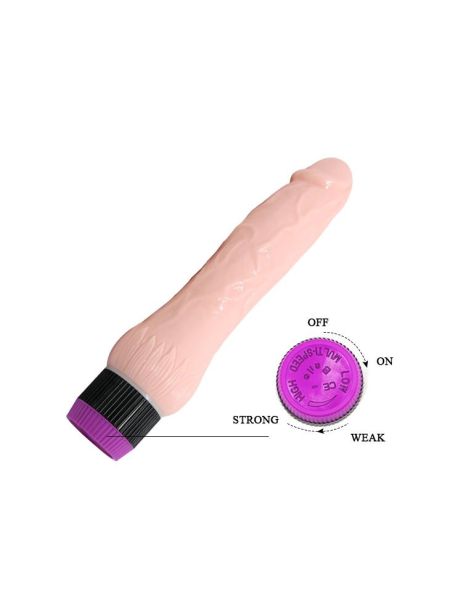 Wibrator gruby realistyczny penis naturalny 22cm - 5
